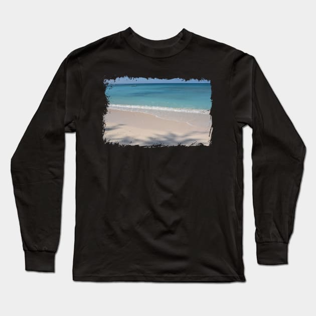 Grand Turk - calm ocean, azure sea Long Sleeve T-Shirt by Photomisak72